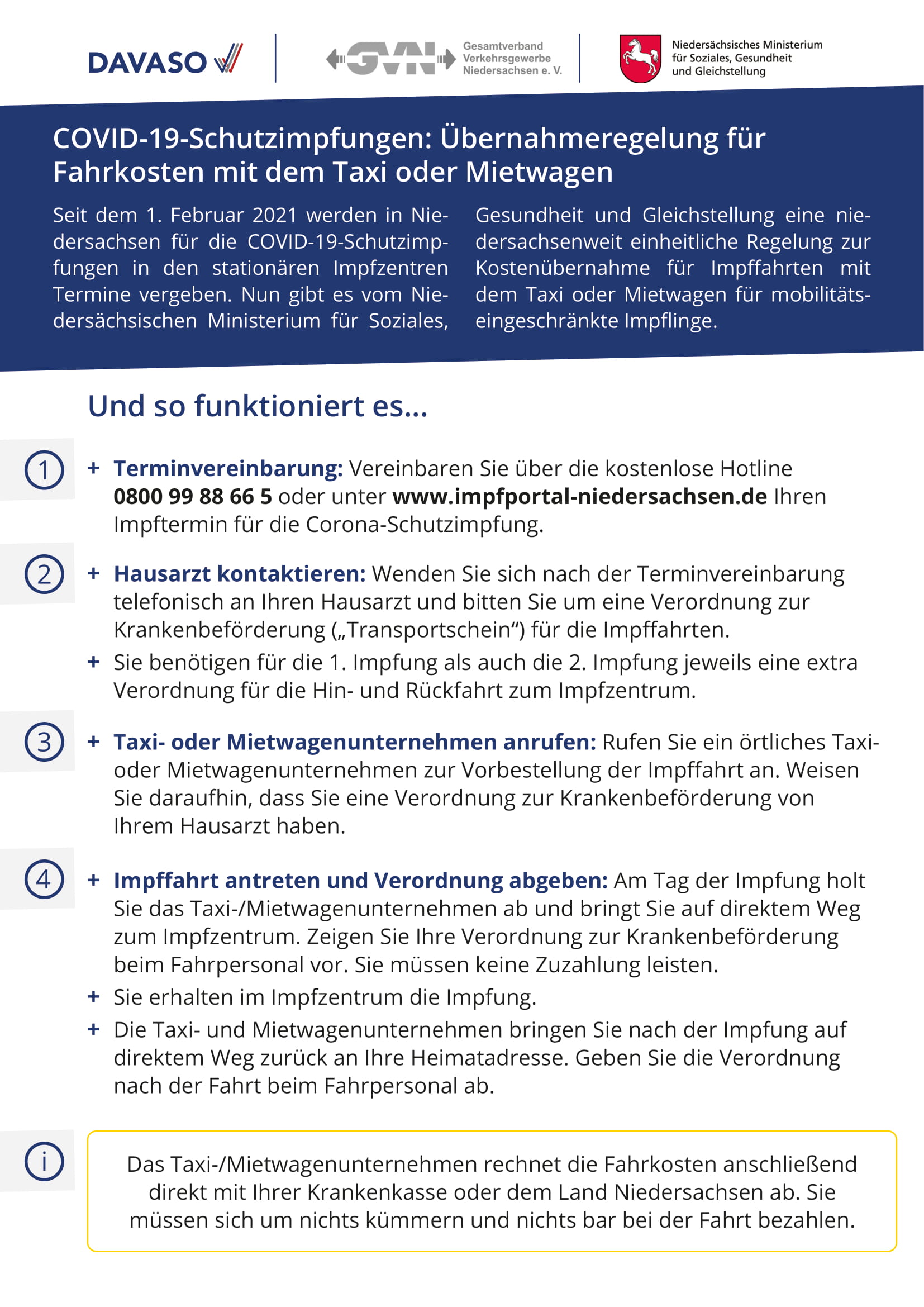 Bild vergr&ouml;&szlig;ern: &Uuml;bernahmeregelung f&uuml;r Fahrkosten mit dem Taxi oder Mietwagen