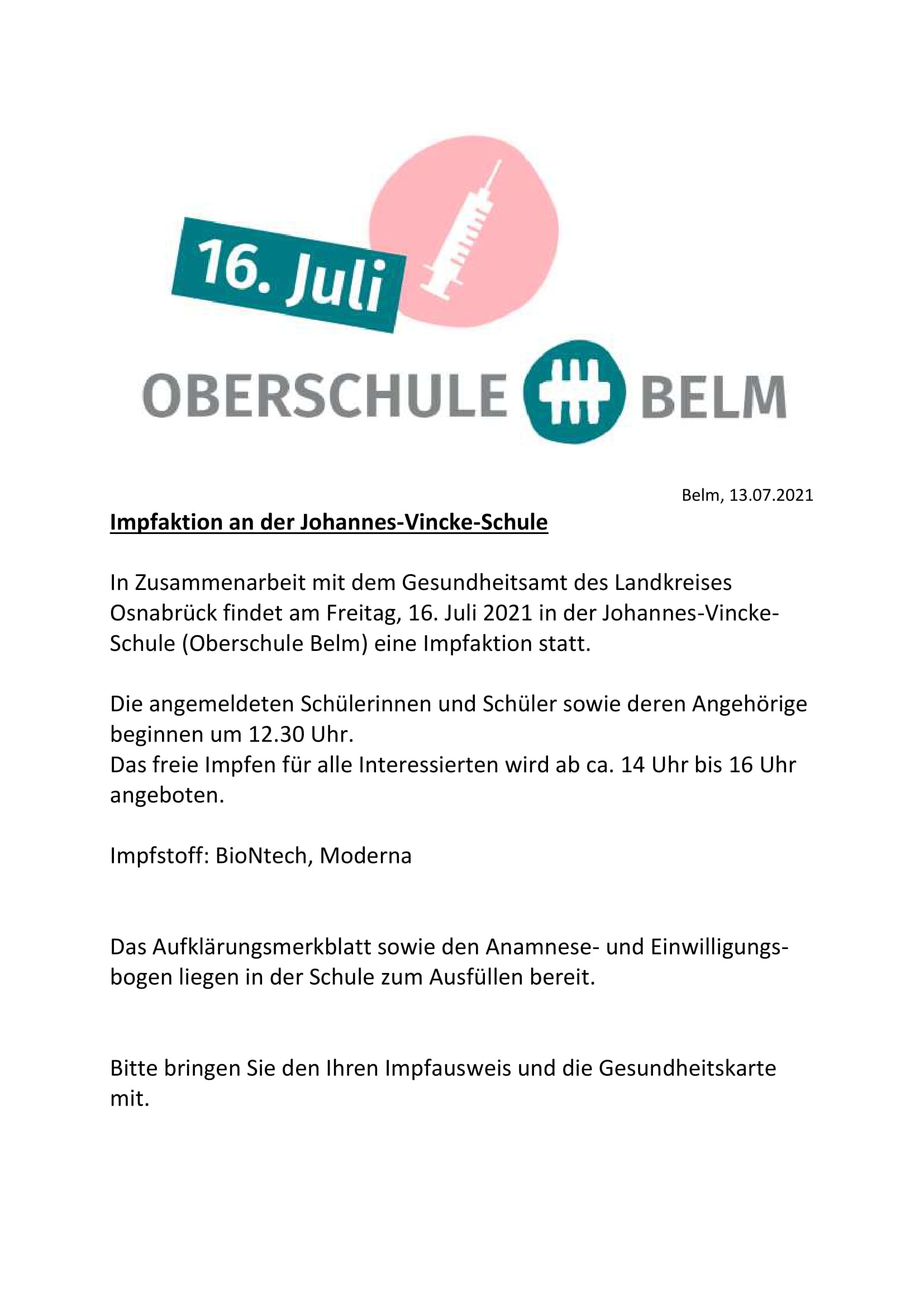 Bild vergr&ouml;&szlig;ern: Flyer Impfaktion OBS