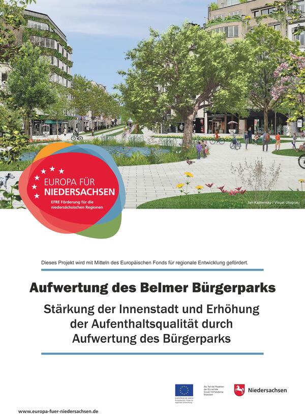 Bild vergrößern: Plkat nbank Aufwertung Bürgerpark