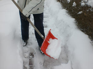 Schneeschaufel Winterdienst