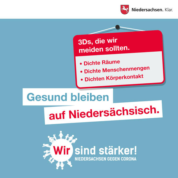 Bild vergr&ouml;&szlig;ern: Wir sind st&auml;rker - Niedersachsen gegen Corona