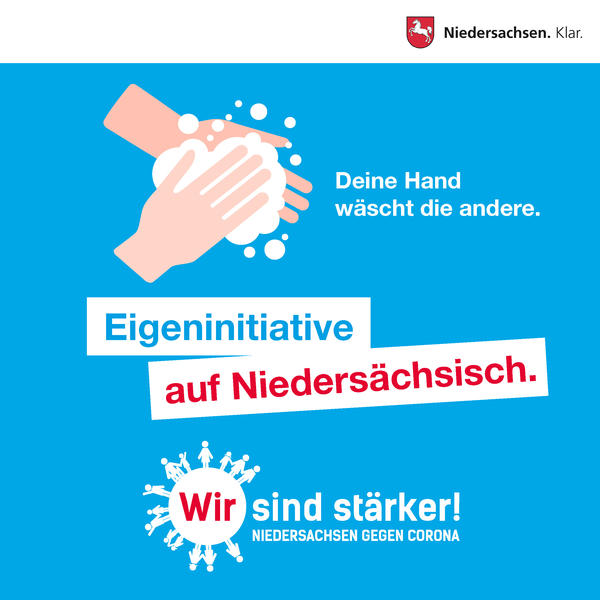 Bild vergr&ouml;&szlig;ern: Wir sind st&auml;rker - Niedersachsen gegen Corona